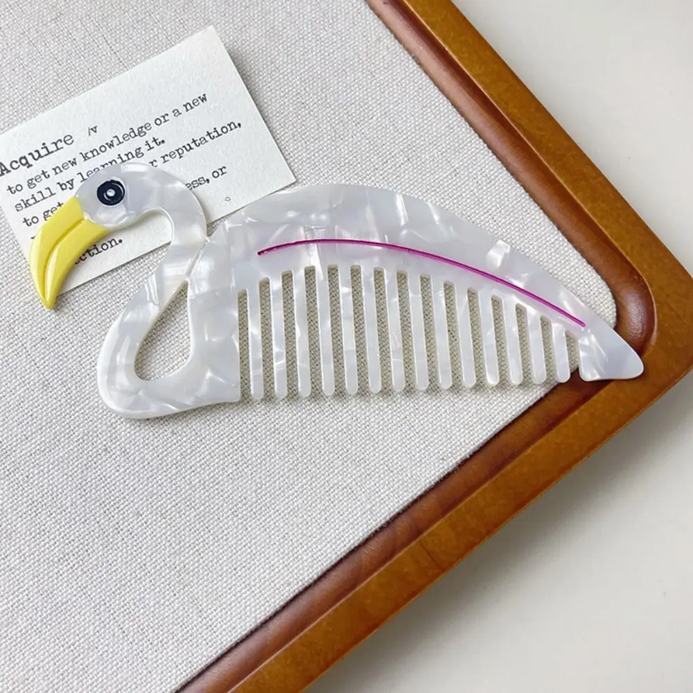 Hair Care Tulip Acetate Comb Cartoon Puppy Makeup Comb Vegetable Wide Toothed Hairdressing Combs Barber Shop Salon
