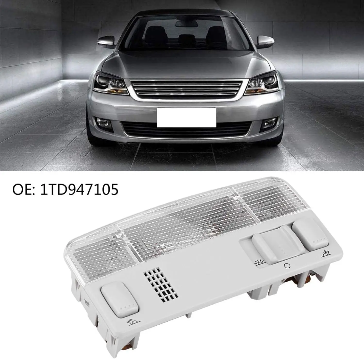 

Car Interior Dome Reading Light OEM 1TD947105 For Golf MK4 For Jetta MK4 For Passat B5 For SEAT For Ibiza 2002-2015 For Skoda