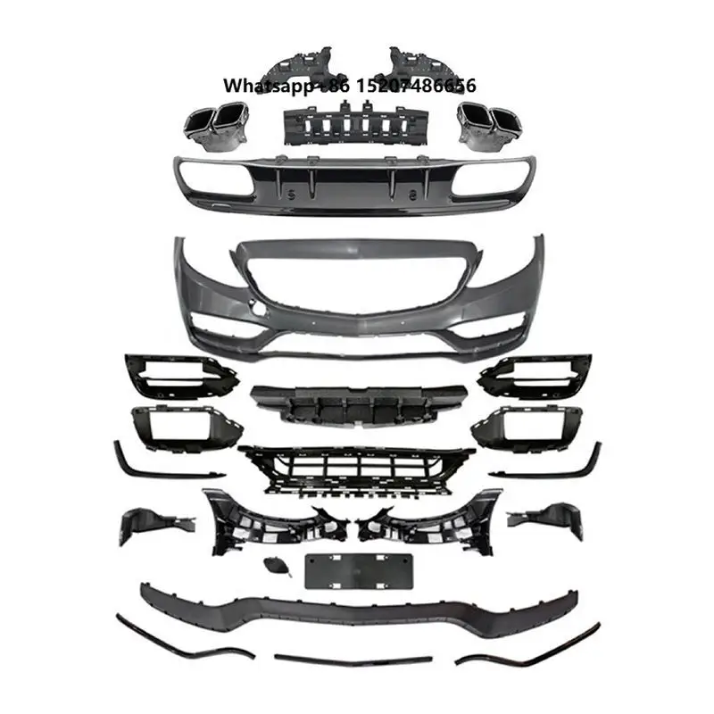 Car Body Kit Front and Rear Bumper Centre Grille Modifications Body Kit