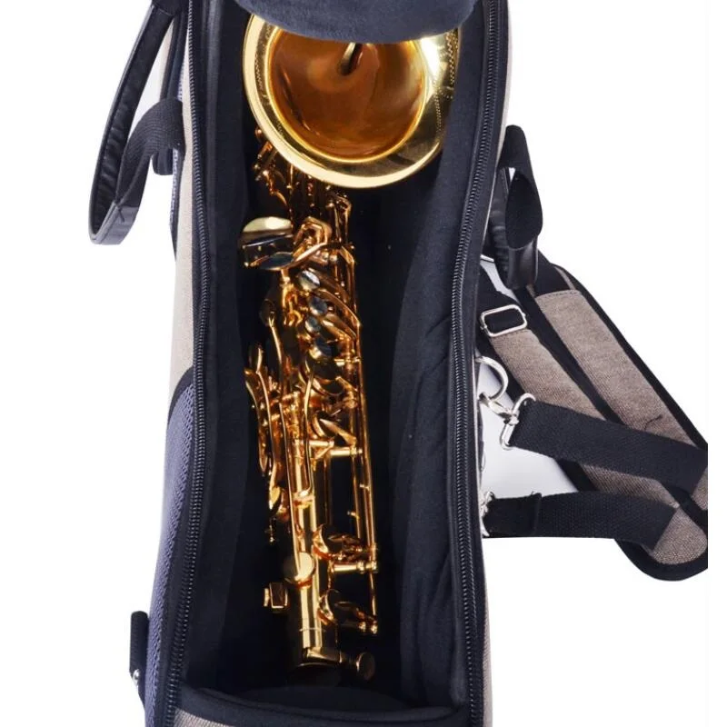 bB Tenor Saxophone Case Shoulder Strap SAX Bag Portable Sax bB Tenor Saxophone Bags B Flat Saxophone Backpack bB SAX Bag Tenor