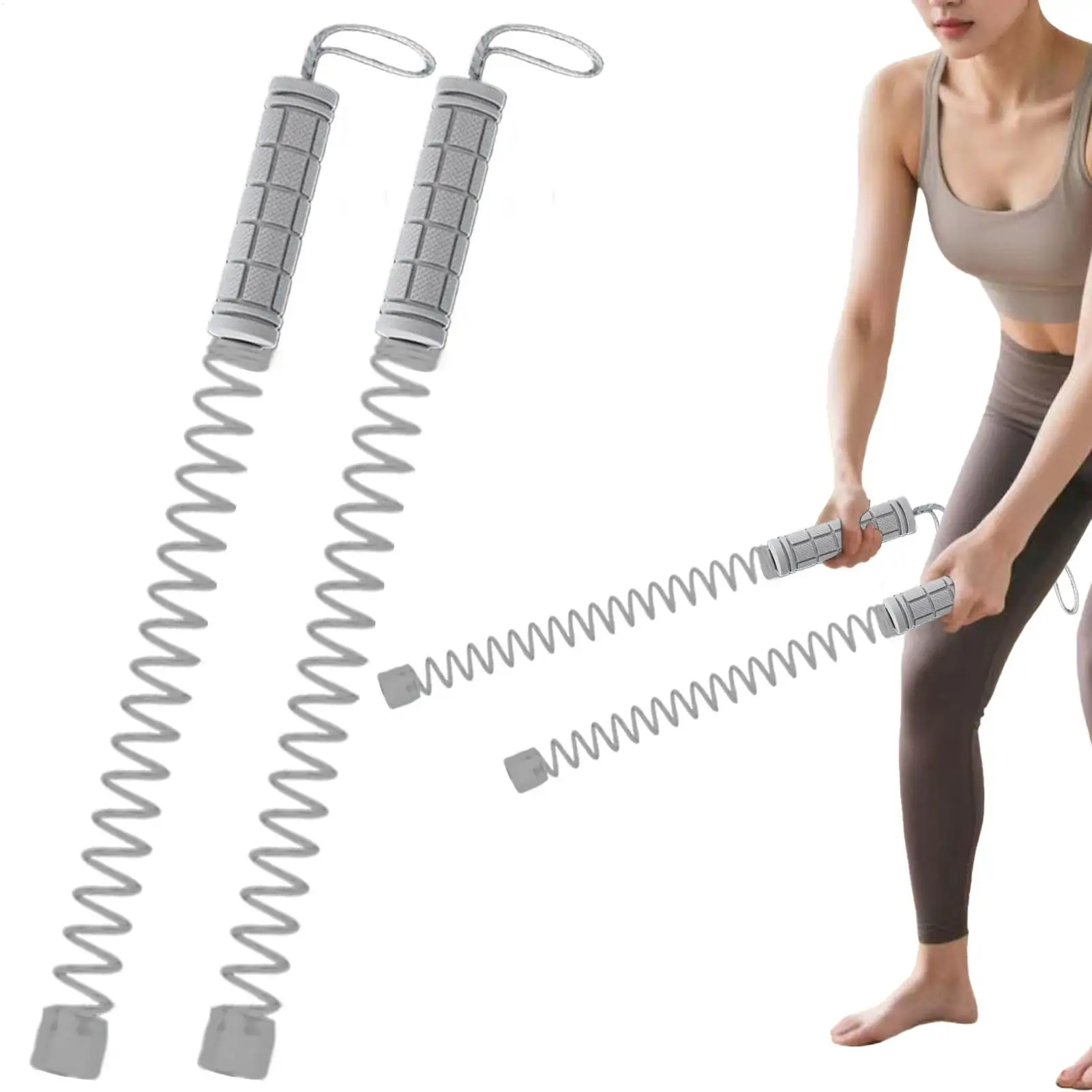 

Cordless Battle Ropes Physical Endurance Enhancer 2 Pieces Cardio Training Cordless Battle Ropes For Outdoor HIIT Gym MMA Home