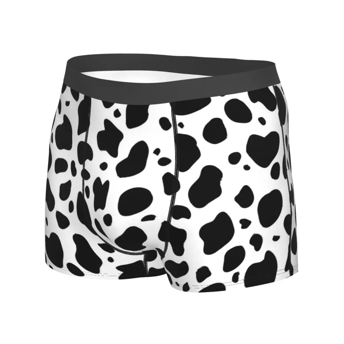 Halloween Dalmatian Underwear Black And White Customs Boxer Shorts High Quality Man Underpants Sexy Shorts Briefs Gift Idea