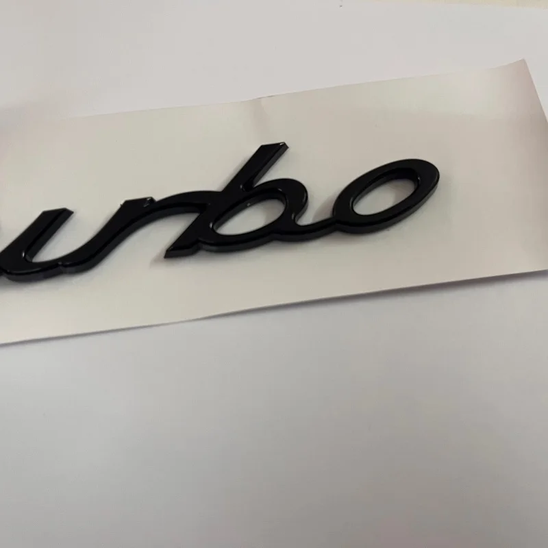 ABS Car Fender side logo sticker Rear tail door trunk sticker car rear Emblem For cayman boxster executive panamera Carrera 911