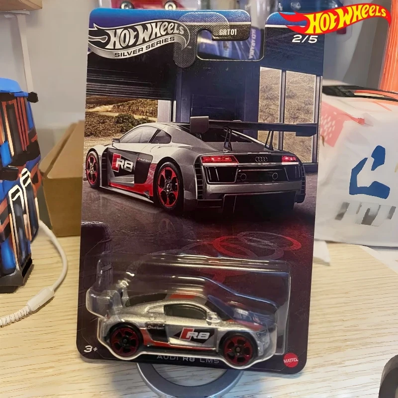

New Hot Wheels Silver Series Audi GRT01 1/64 Scale Diecast Car Model High Precision Craft Premium Collectible Vehicle Hobby Gift