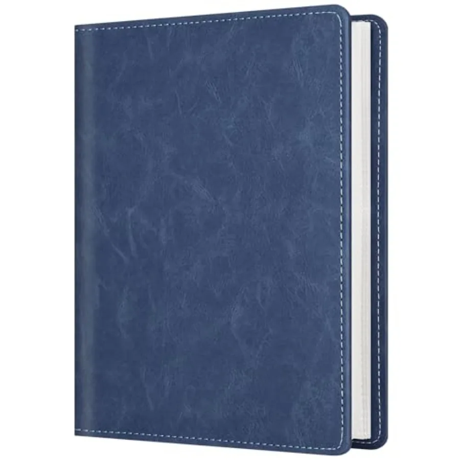 Photo Album 4x6 Pictures, Vintage Vegan Leather Cover Memory Book for Parents Grandparents with a Greeting Card