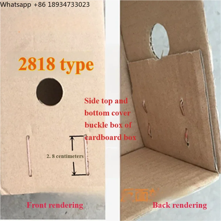 Manual Operation Pneumatic Corrugated Stapler Machine Carton Nail Packing Box Machine