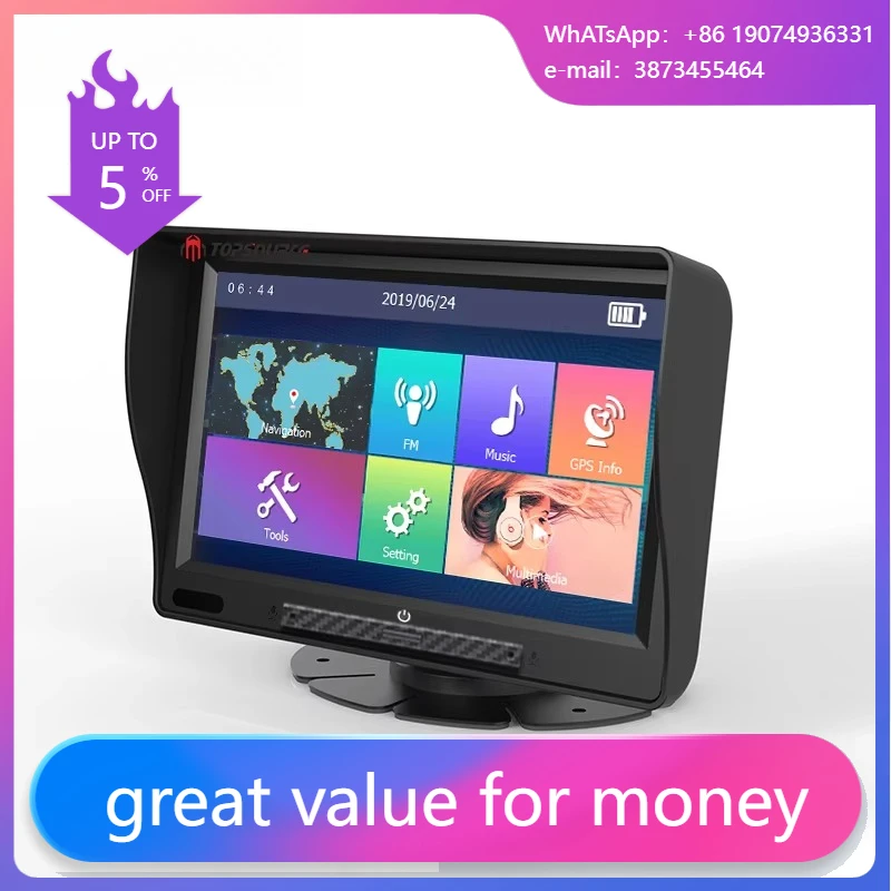 

9 Inch 256M 8G Car Truck GPS Navigation Capacitive Screen FM Navigator Free GPS MAP For Pioneer