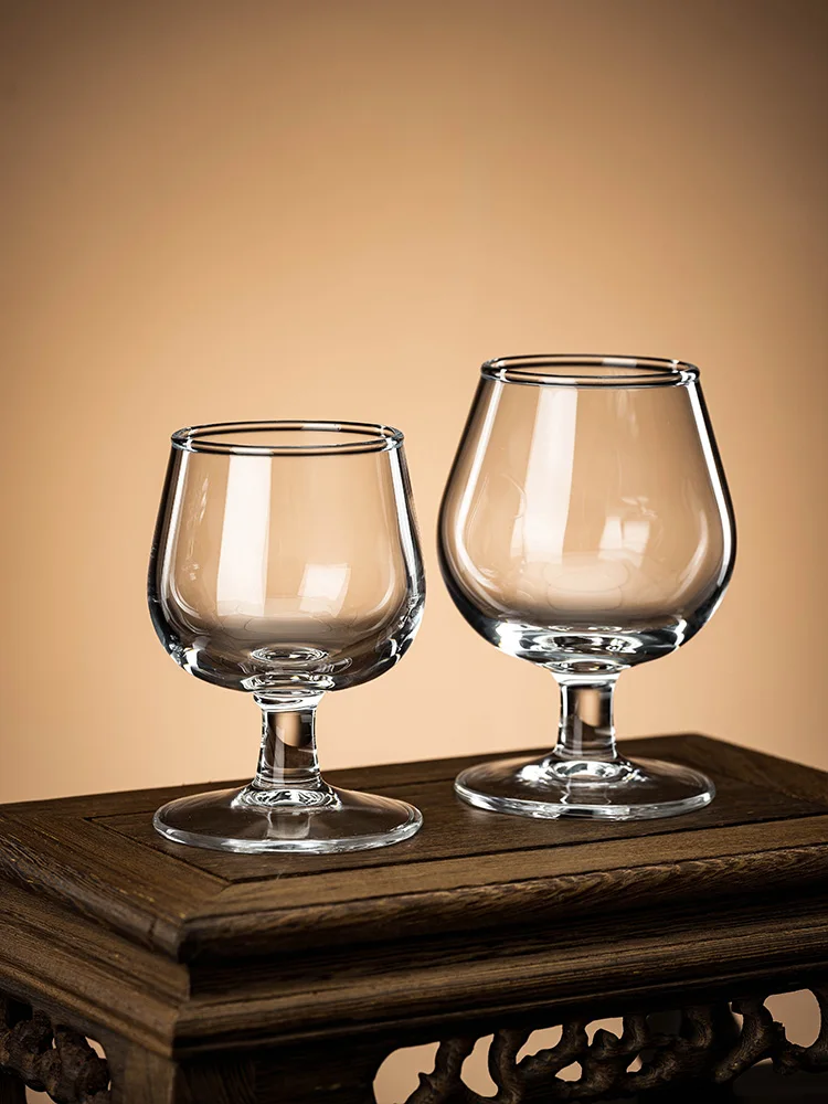 

Crystal Wine Glasses Set for Home Use Double Cherry High Footed Glasses Chinese Sle for White Liquor And Brandy 00ml