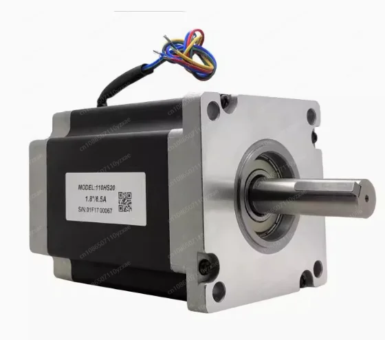 28Nm 4000 Oz.in 110mm NEMA42 2PH 110HS28 6A 4-Lead 19mm Shaft Hybrid Stepper Motor Match DM2282 DMA1182 For CNC Rout