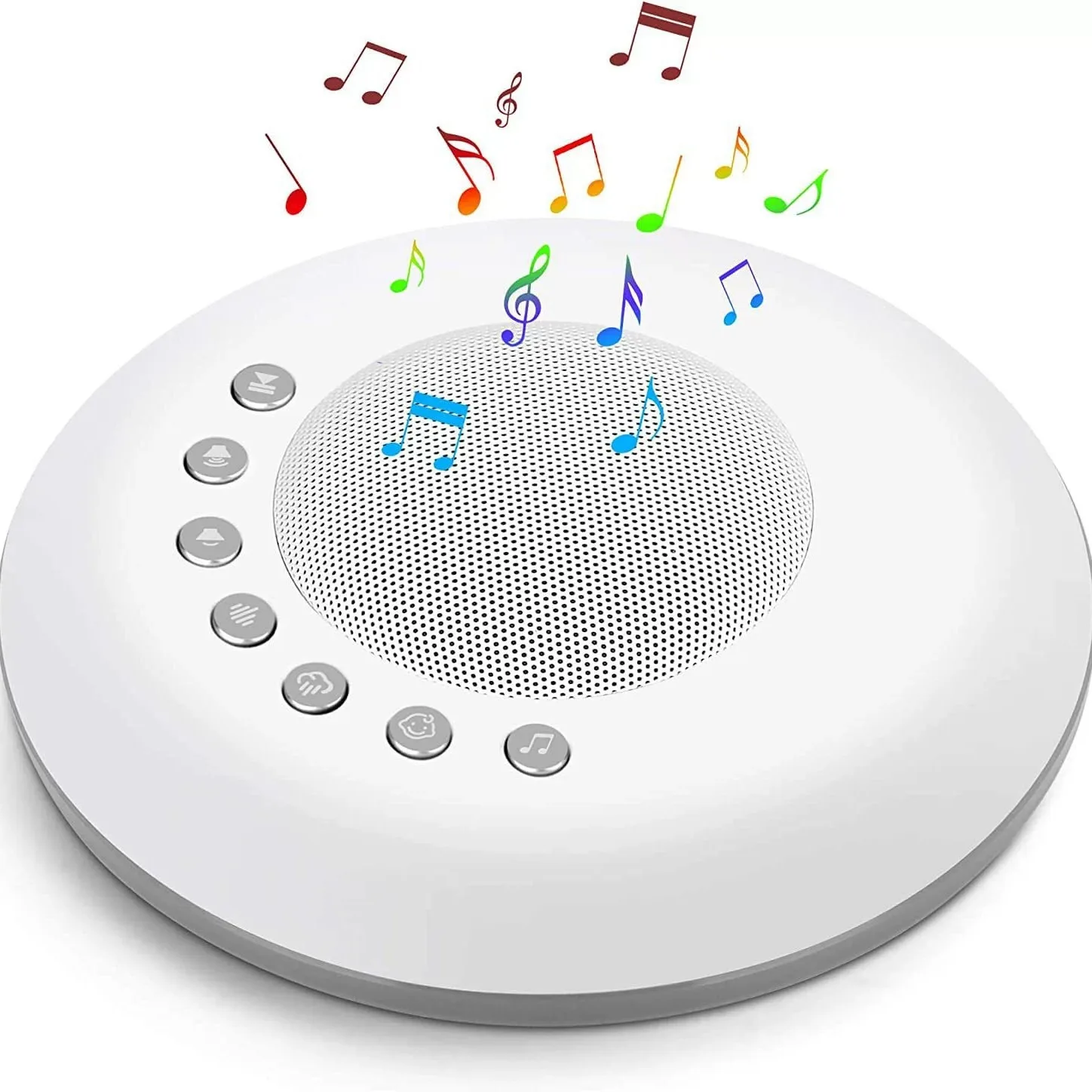 

Built-in 28 Soothing Sounds Baby White Noise Sound Machine 4 Timer & Memory Function USB Rechargeable Portable Sleep Aid Device