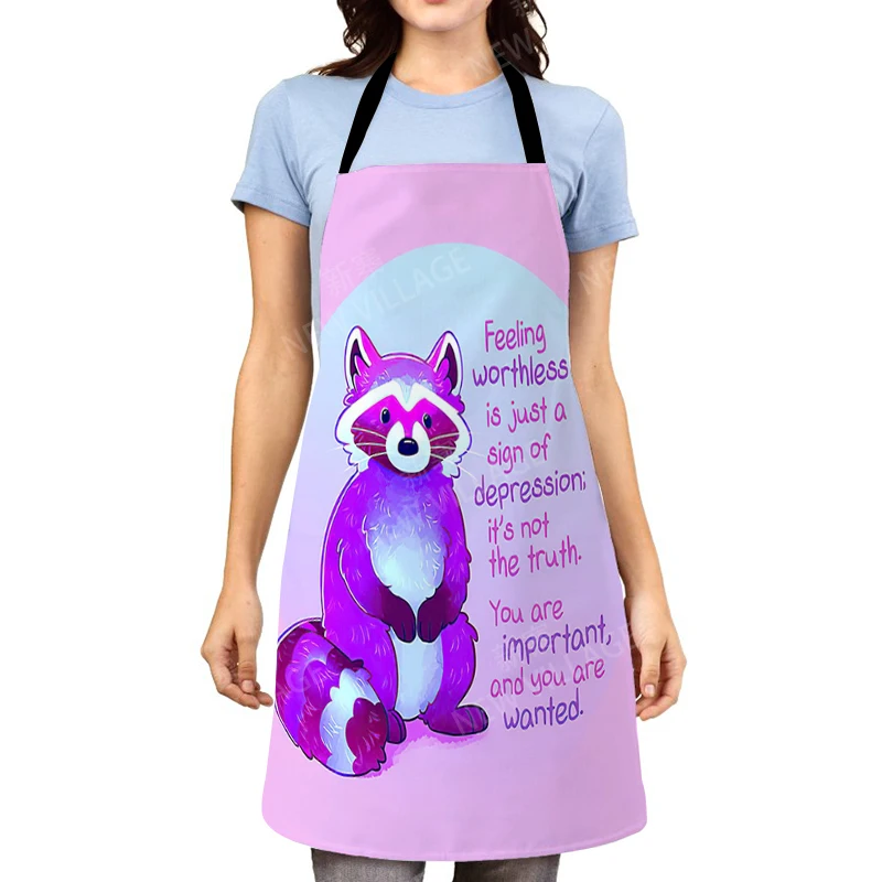 Aesthetic Women kitchen apron kids original Children Waterproof girl  princess waiter work apron oil proof cartoon kawaii cute