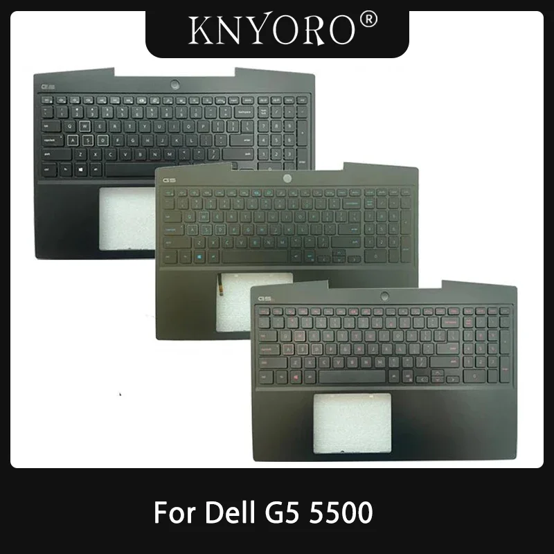 

Original New For Dell G5 15 5500 Laptop Palmrest Upper Case Top Housing Cover Backlit Keyboard Replacement 01RPF5 0TKJ8F 0T93MY