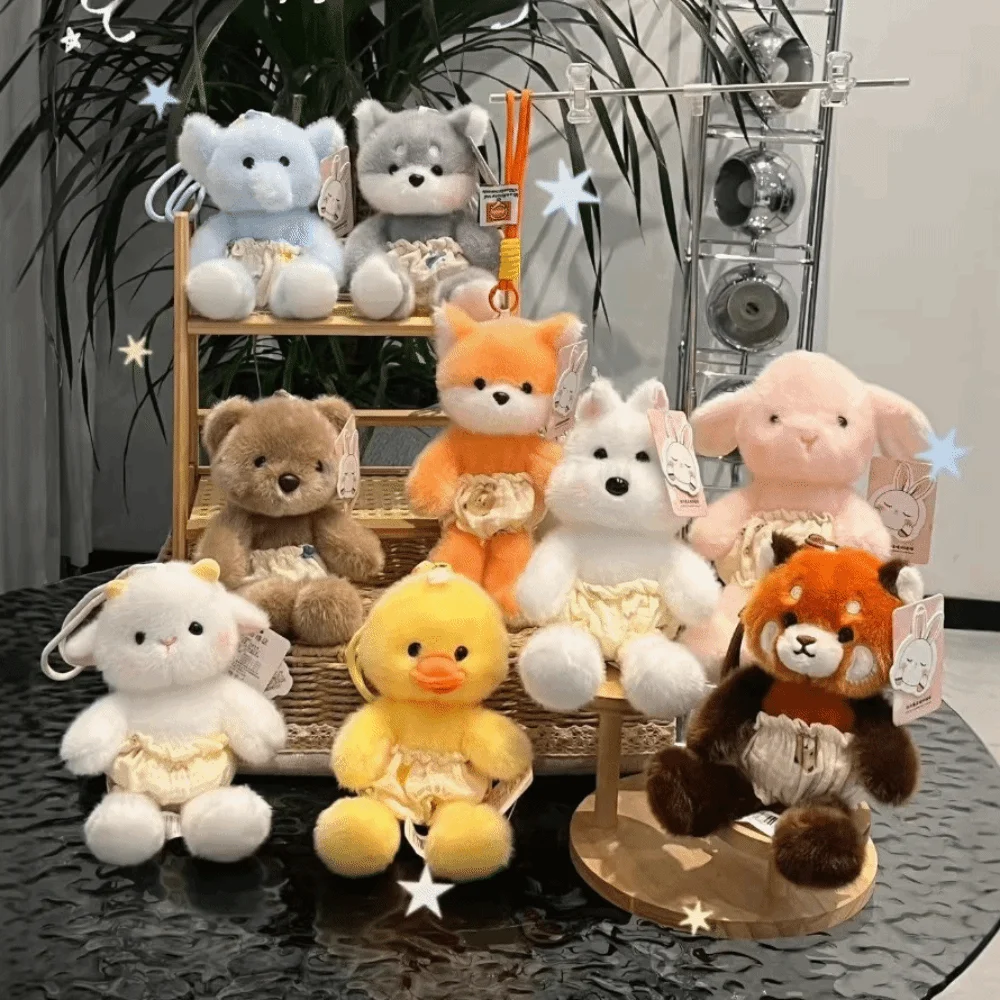 

Cute Super Soft Animal Cozy Material Lively Design Companion Kawaii Running Design Pendant Dolls for Birthday Gift