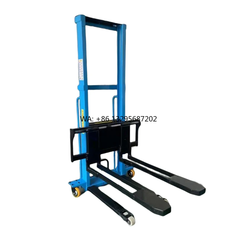 

Low Price Custom 6M Lifting Electric Forklift Height Manual Self Loading Pallet Lifter Stacker