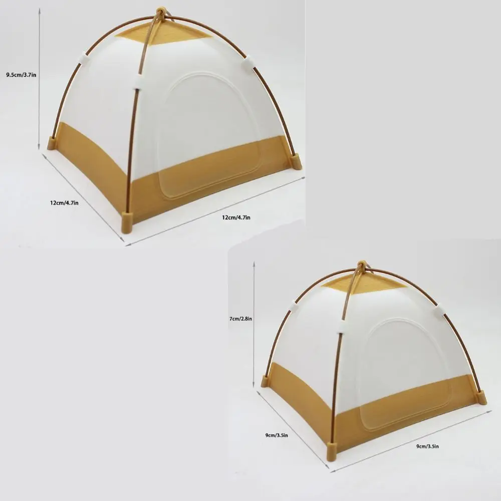 1:12 Schaal Camping Tent Model Oxford Doek Decoratie Gesimuleerde Outdoor Tent Ornament Ob11 Pop Pop Kleine Tent Foto Props