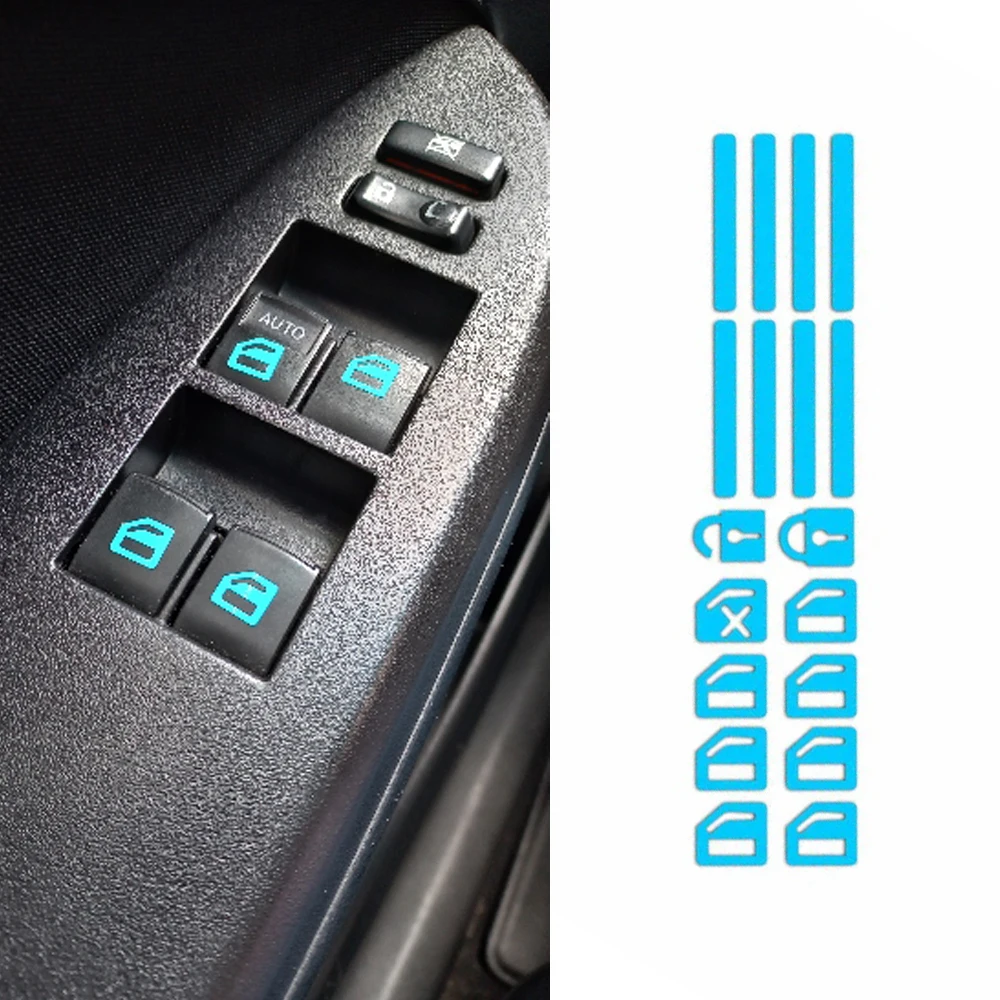 

1/2 шт. кнопка окна, ночник, наклейка, подъемный переключатель, ночная флуоресцентная наклейка, функциональная кнопка-переключатель, наклейка на ночник