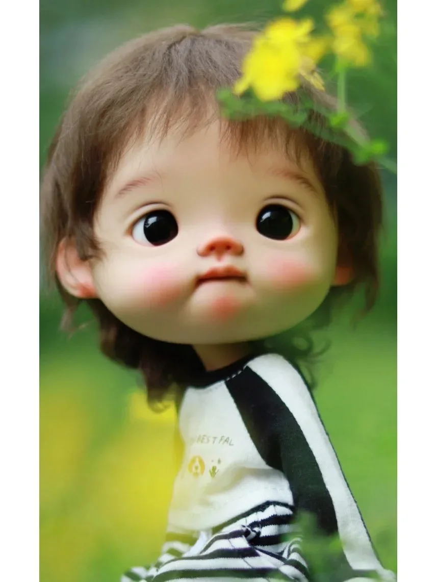 

ob11 Recast Diandi nude doll Grievance Expression Head BJD 1/6 Fat Dian Body High Quality Doll Surprise Gifts Free