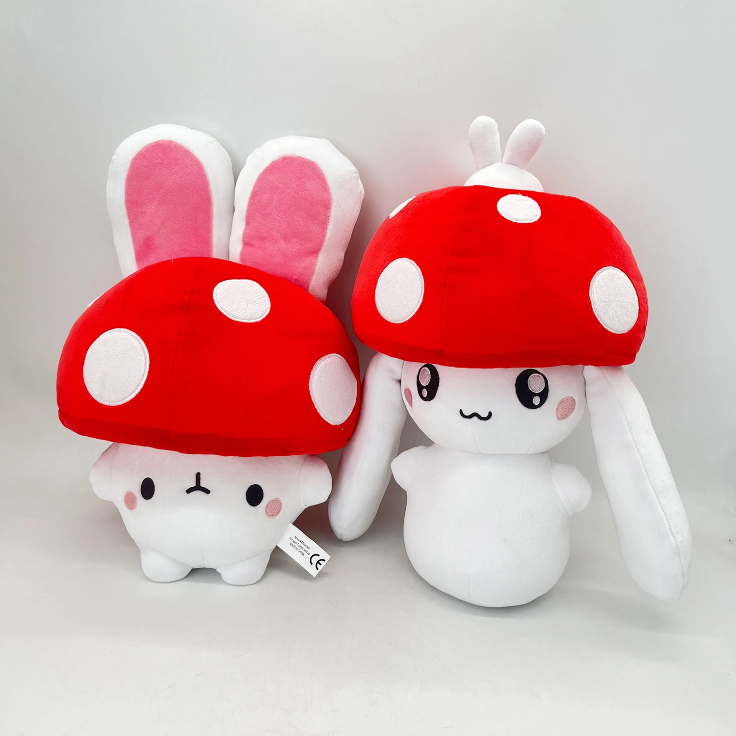 

Red Hanging Ear Mushroom Rabbit Vertical Ear Mushroom Rabbit Baby kawaii Bunny Stuffed Toys Kids Sleeping Doll Christmas Gift