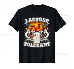Lactose Tolerant Funny Trending Meme T-Shirt