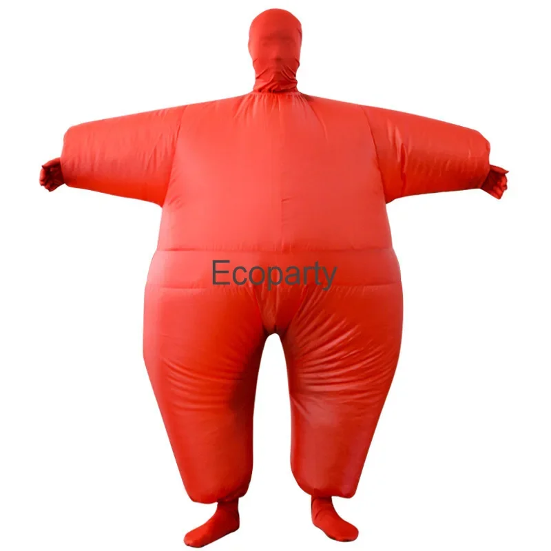 New Halloween Adult Kids Chub Suit Inflatable Costume Blow Up Color Full Body Jumpsuit 10 Colors Inflated Garment For Men Women