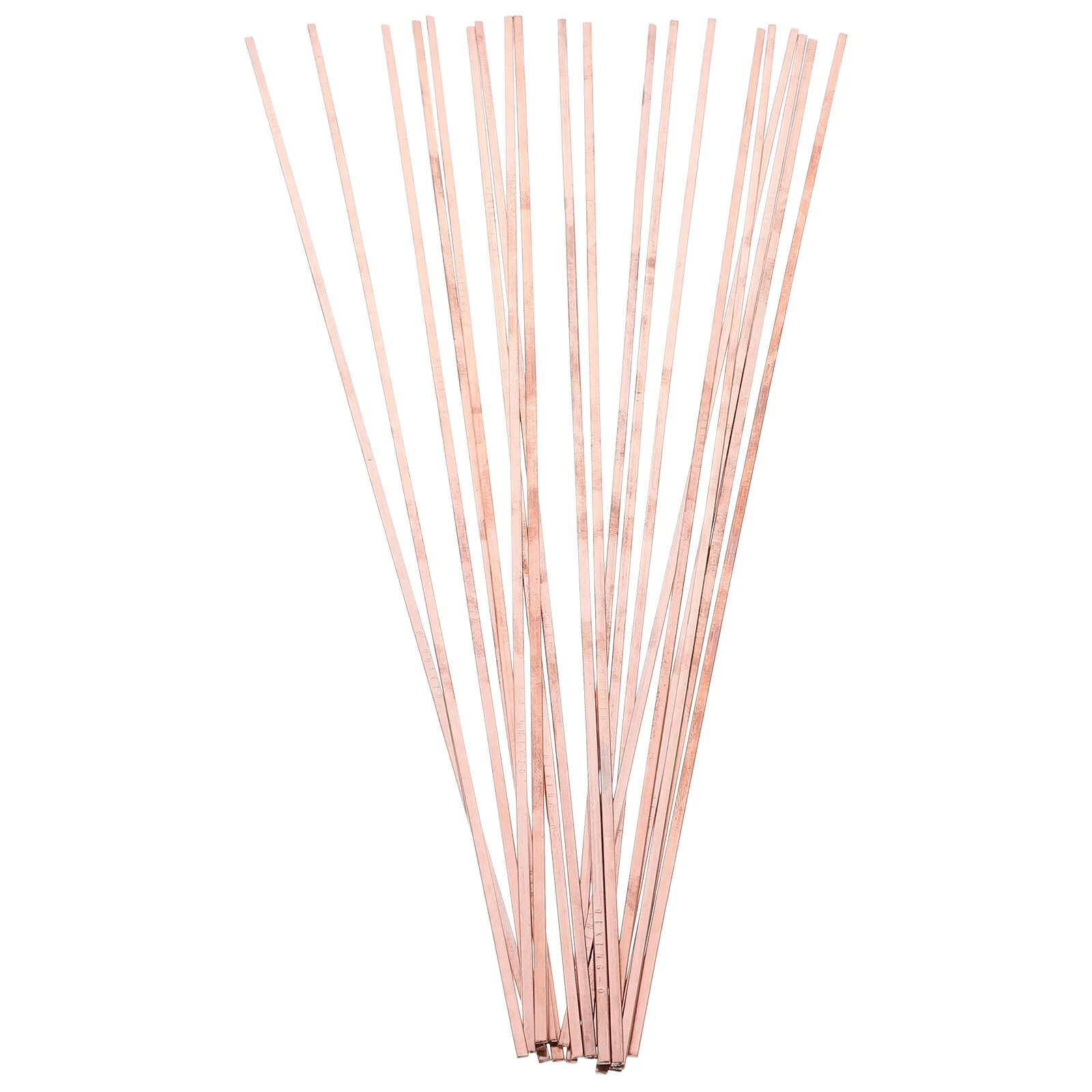 20 pezzi di filo di saldatura in rame viola per la riparazione di strumentazioni meccaniche brasatura parti in ottone rame asta con anima flusso