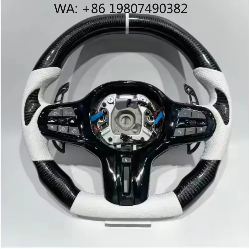 

New Upade Carbon Fiber Steering Wheel Modified Interior Trim Fit A C E S Class GLA GLB GLC GLE GLS Models