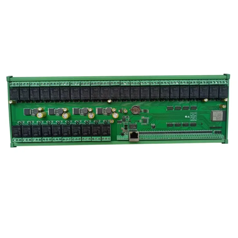 Ethernet Relay Board Module ESP32 RTC MQTT Modbus HTTP Home Assistant Node Red DIN35 Rail