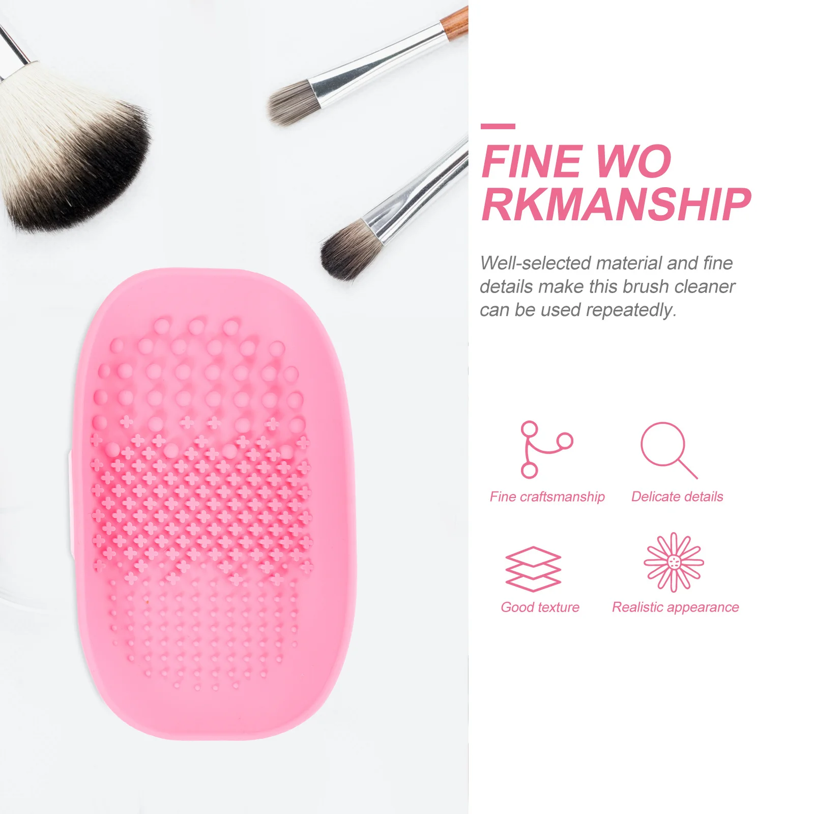 

Cleaning Mat Reusable Easy Cleaner Pad Clean Cleaning Mats Durable Brush Care Pad Brush Rinsing Mat