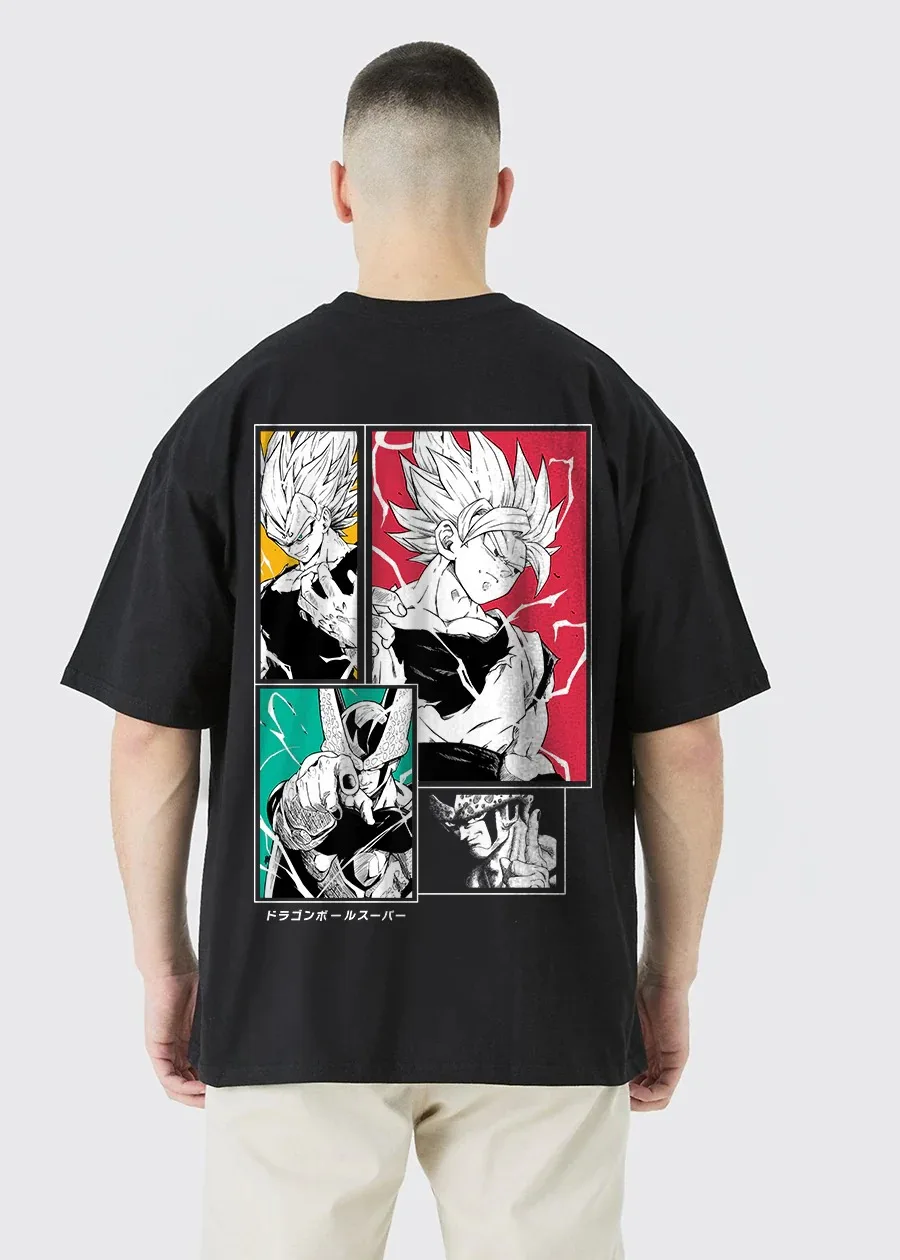 

Dragon Ball Wukong Cotton T-shirt Adult Children's Short Sleeves Dragon Ball Fighters Men Oversized Printed T-Shirt Y2K