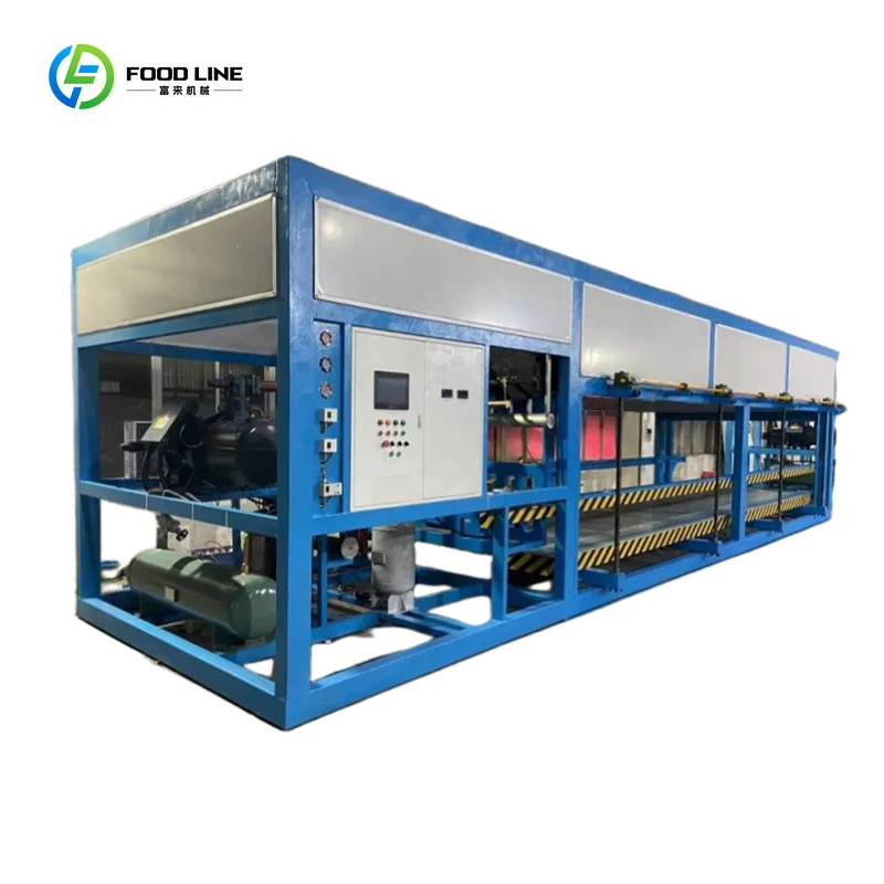 High-Capacity 10T/D Ice Brick Machine Large Scale 10-50kg Block Weight Customizable High-Capacity Product Genre Ice Machines