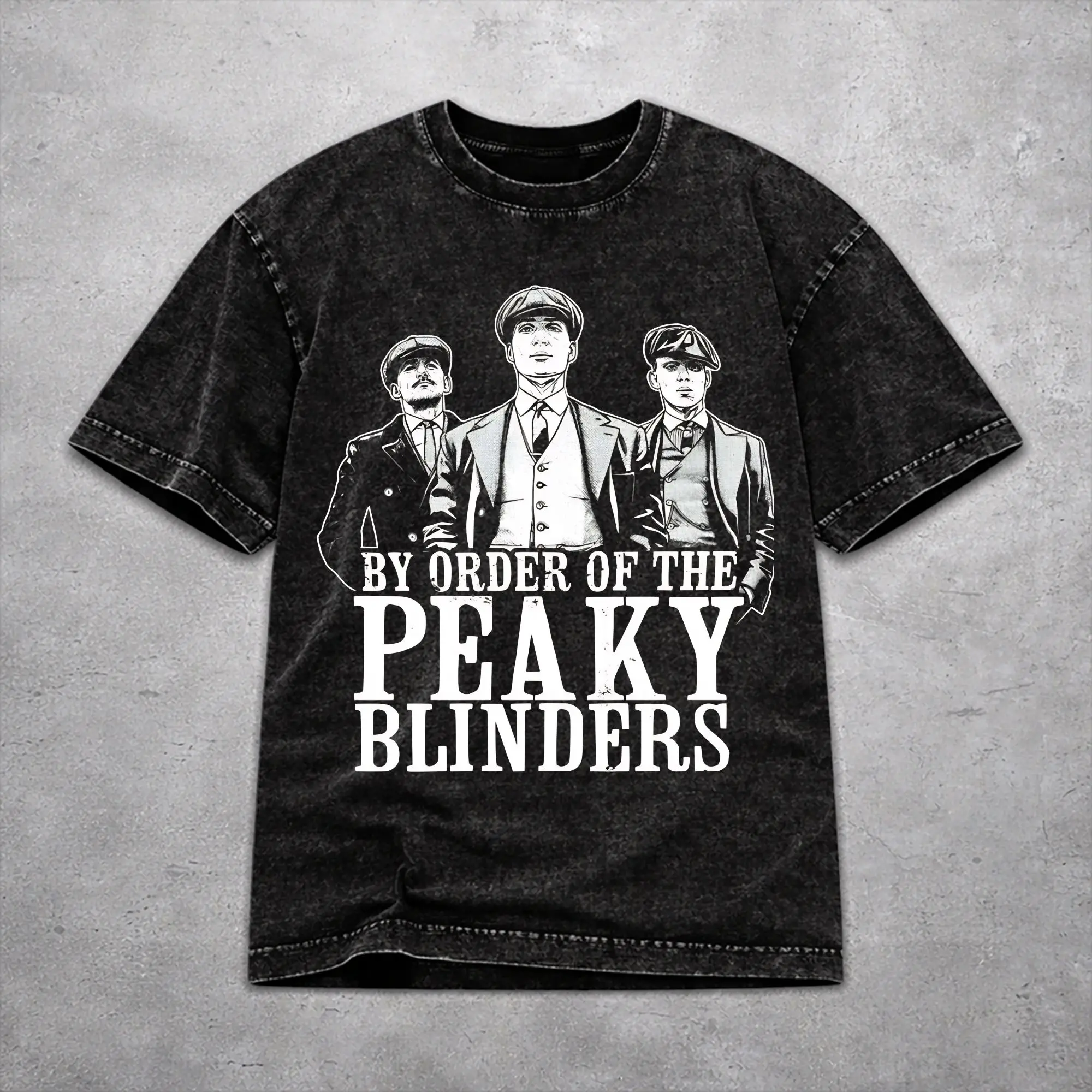 Hip Hop Tommy Shelby Peakys Blinders Merch T Shirt for Men Women  Cotton Washed Tee Shirt Clothing