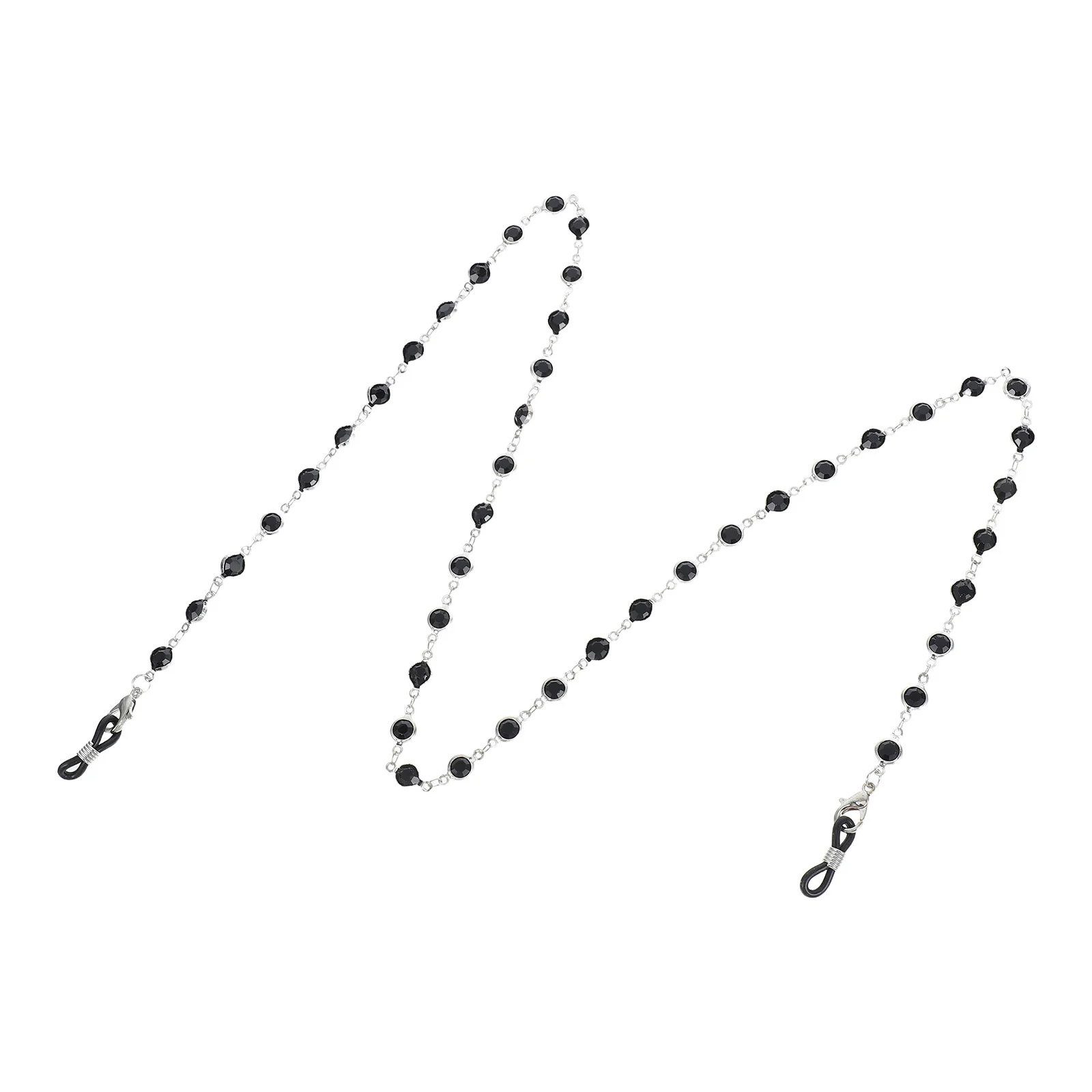 

3Pcs Acrylic Beaded Mask Lanyard Eyeglass Chain Non-Slip Glasses Holder Decorative Sunglasses Strap Necklace Women