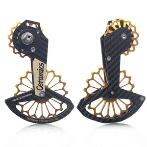 Rennstudio-Kohlenstoff-Faser-Roadbike Heckabweichung, Keramikrollscheibe, Regenbogenführerrad, Shimano R7000, R8000, 8050, 9100, 18t 10 Hauptverkaufskabel Shimano - №10