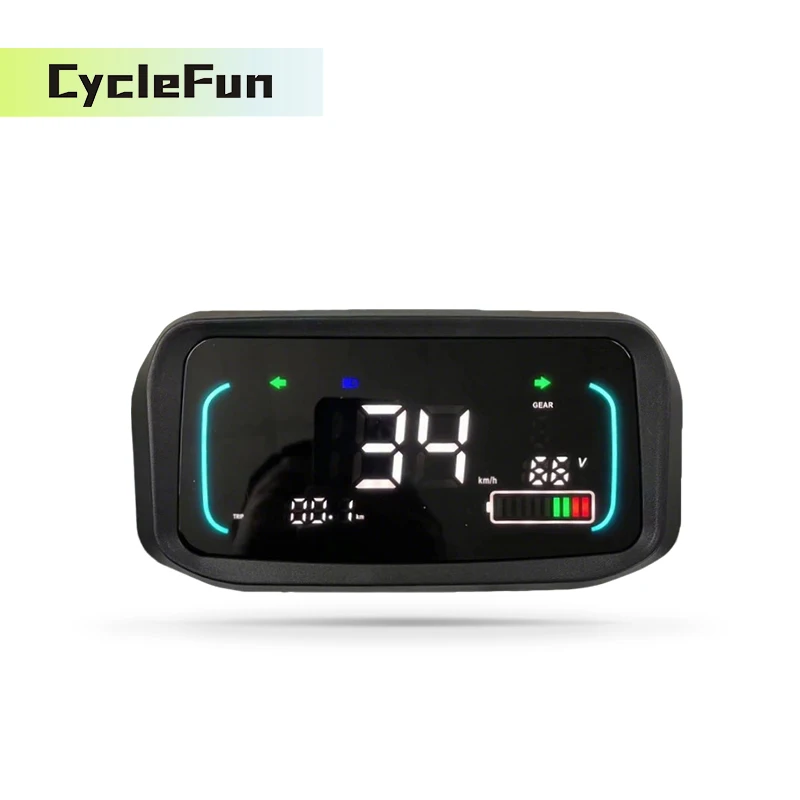 48V 60V 72V 84V 96V 108V One-LIN Speed LCD Speedometer Display for Fardriver or Votol Controller