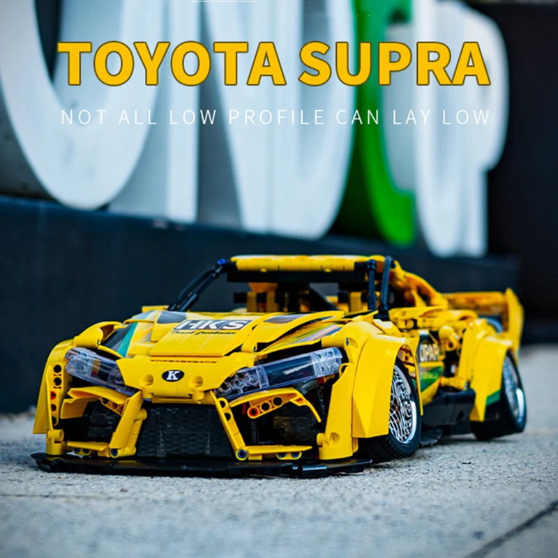 IN STOCK Sport Super Car Low Lying Model 2628pcs Compatible With Technology Building Blocks Bricks Toys ToyotaA SupraA