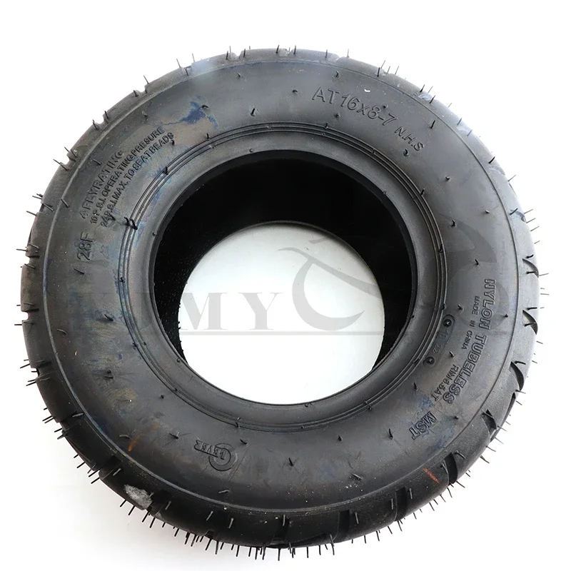 16x8-7 Inch Road Tire Suitable for 125cc 110cc Quad Bike 16X8-7 16 Inch ATV Quad Buggy Go Kart Tubeless Wheel Accessories