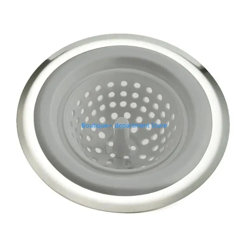 E1PD Stylish Kitchen Sink Strainer Water Stoppers Kitchen Sink Strainer for Effective Residues Filtering & Odor Prevention