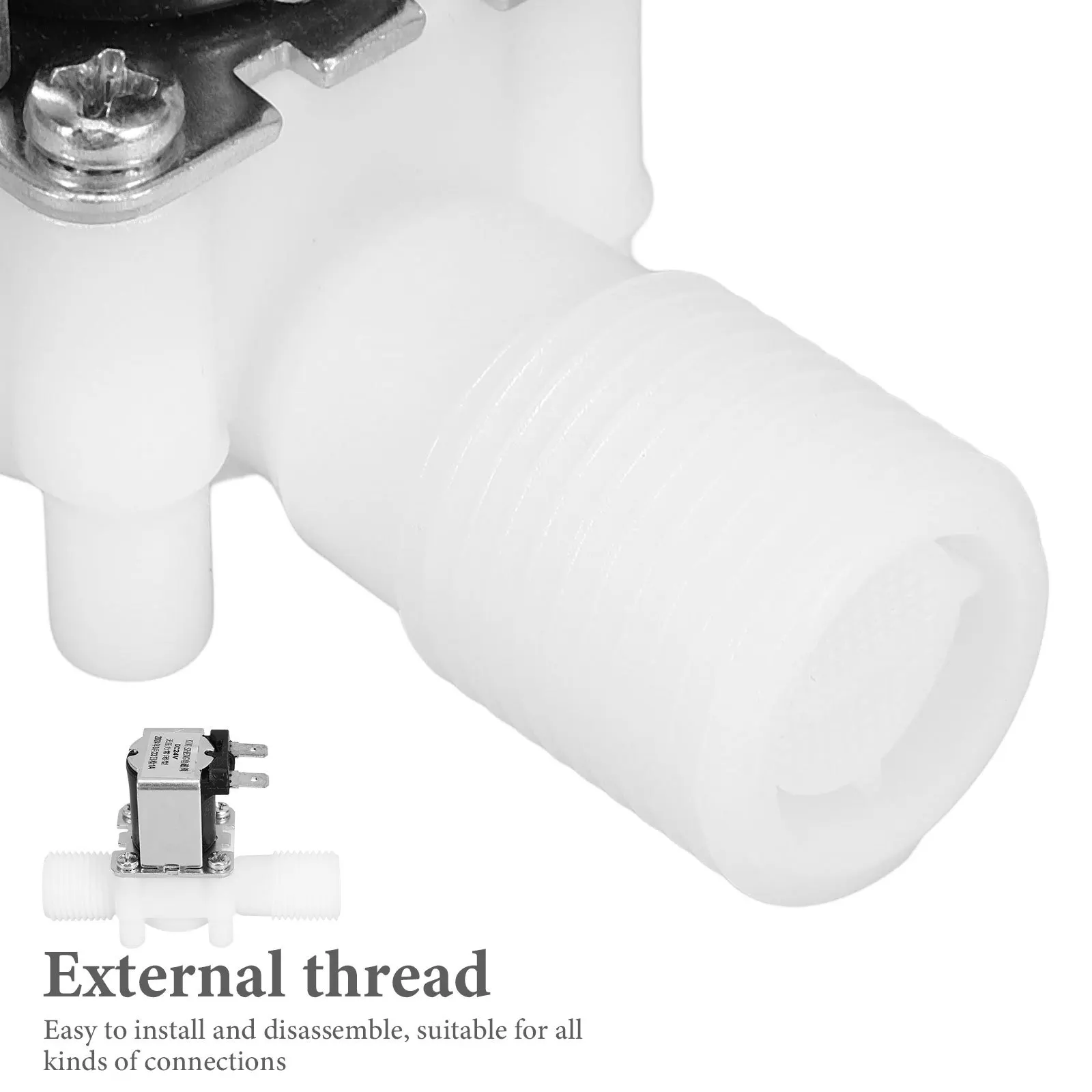 

Нормально закрытый электрический электромагнитный клапан 24 В для контроля воды в садовой спринклерной стиральной машине, промышленных систем