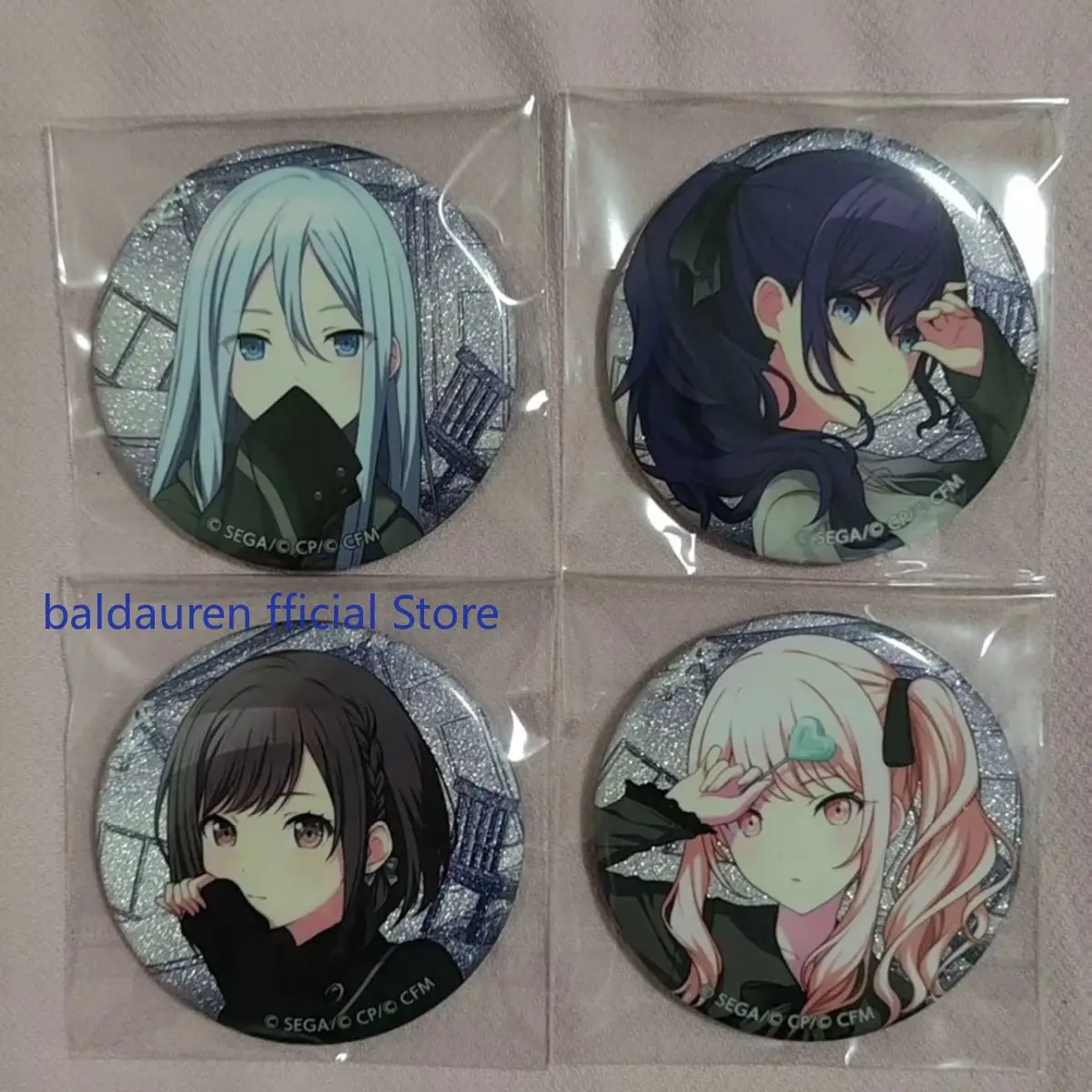 Akiyama Mizuki Mzk Project Sekai Asahina Mafuyu Mfy Yoisaki Kanade Knd Shinonome Ena Clothes Badge Backpack Button Collar Brooch