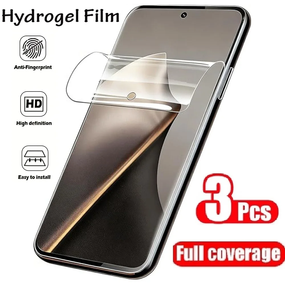

3Pcs For Xiaomi Redmi Note 13 14 15 Pro Plus Hydrogel Film Screen Protector For Redmi Note 15