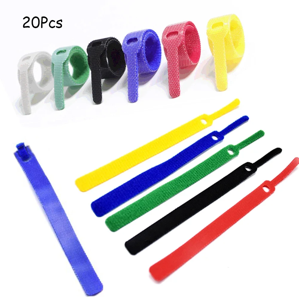 Multicolour Cable Organizer Cable Winder Tape Wire Ties For Earphone Holder Mouse Keyboard Cord Protector Ties Management