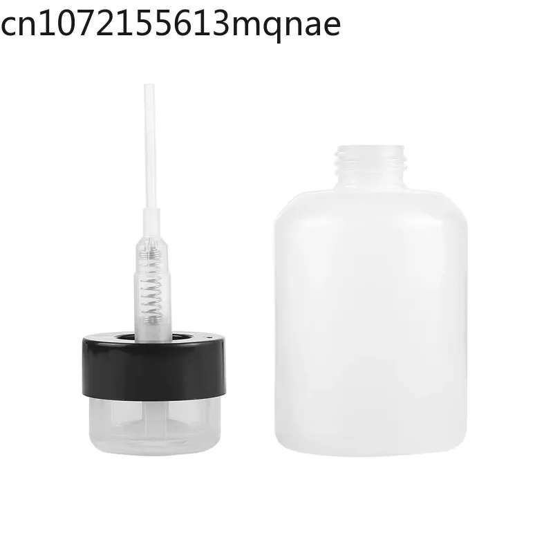 Transparent Empty Press‑Type A lcohol Pump Bottle Plastic Container for Fiber Optic End‑Face Telecom Site Cleaning Work