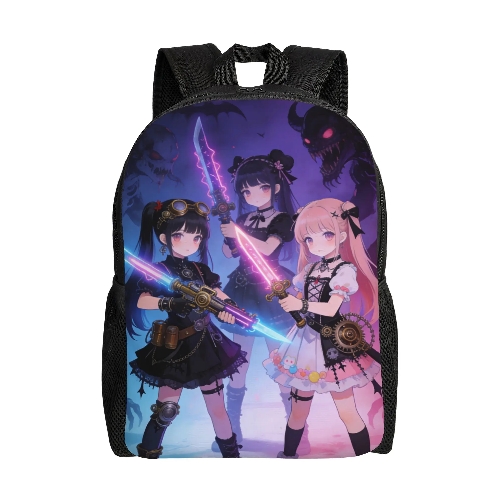 Back to school season Light K POP 8 Rucksack  Girl Boy Storage Bag Backpack