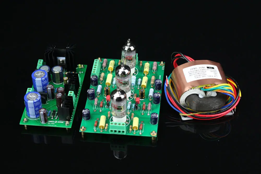 DIYERZONE Assembled E834 RIAA MM Tube Phono Amp + Power Supply Board + Transformer