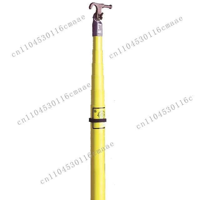 Suitable for high voltage telescopic glass fiber live operating rod ISO9001:2008 certified 220V rated tension 1KN