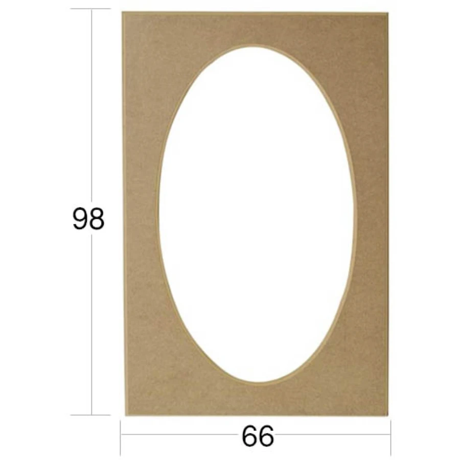 AY162 Mirror Frame, Mdf Unpainted Frame