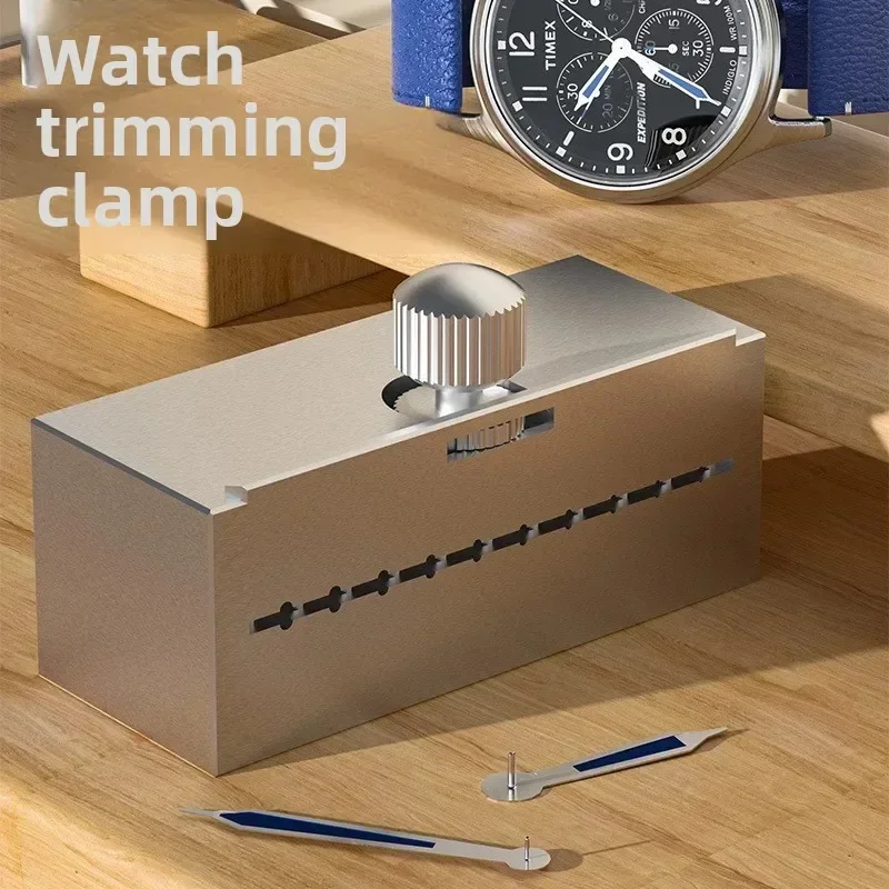 Watch repair pointer repair fixture, axle correction contraction sub-wheel contraction device