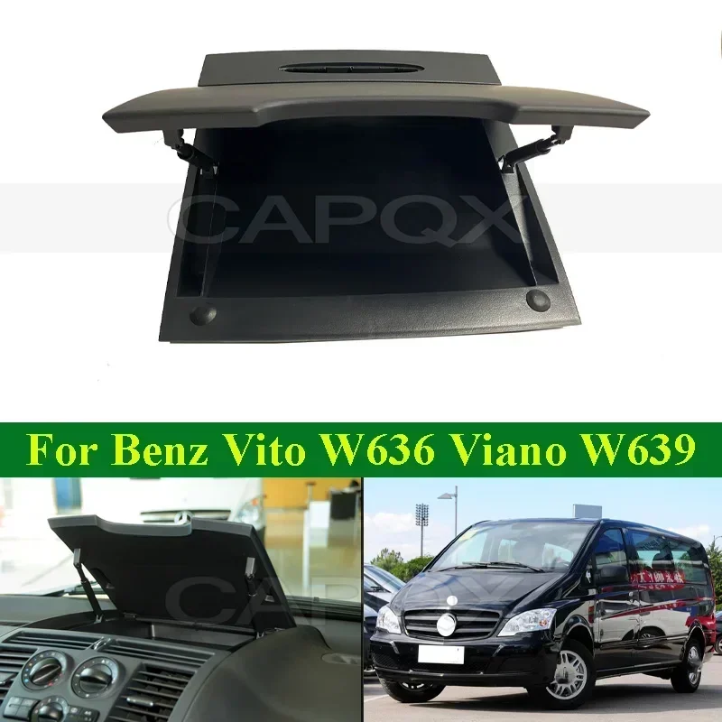 

CAPQX Dashboard Center Console Glove Boxes For Mercedes Benz Vito W636 Viano W639 2006-2015 Storage Sundries Box