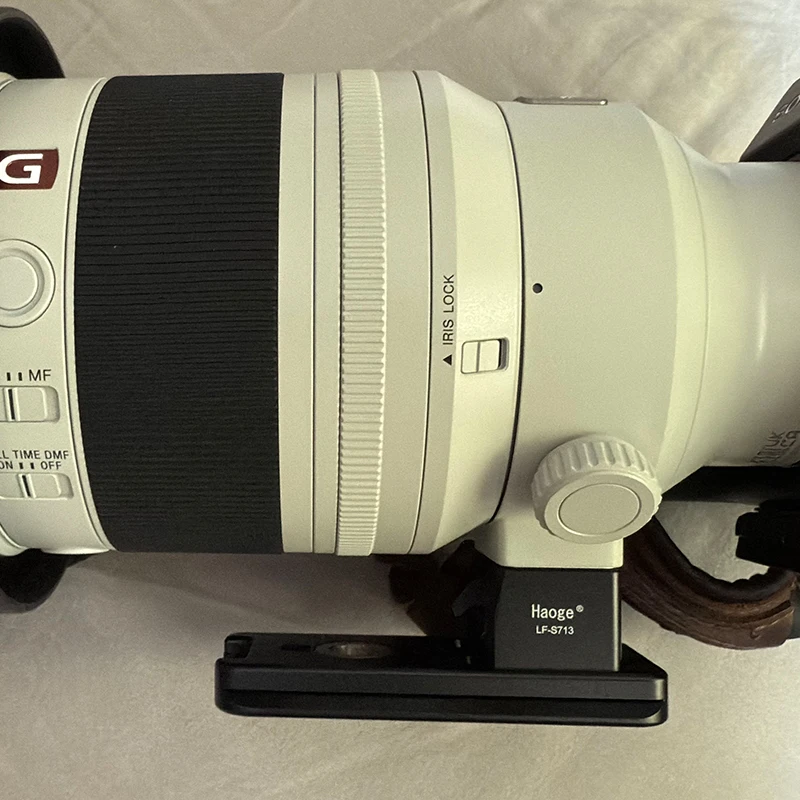 Haoge Objektivhalterungs-Ersatzfuß für Sony FE 50-150mm F2 GM Objektiv (SEL50150GM) mit integrierter Arca-Typ Schnellwechselplatte – Detail 4