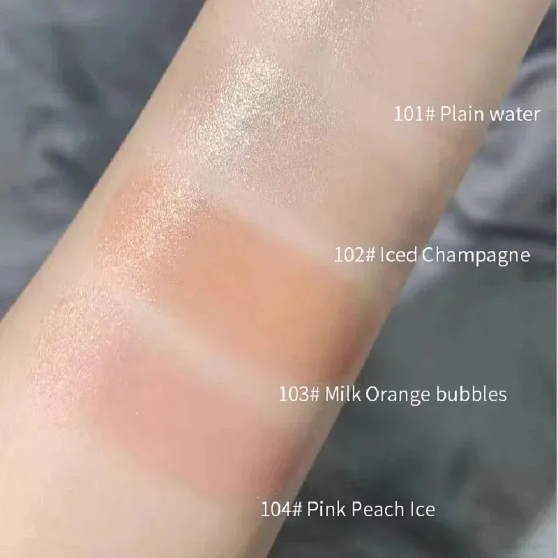 4 Colors Shimmer Water Light Highlighter Stick Blush Stick Make Up Face Body Illuminator Cosmetics Face Contour Brighten Makeup